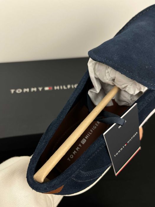 Granatowe mokasyny Tommy Hilfiger Rozmiar 44