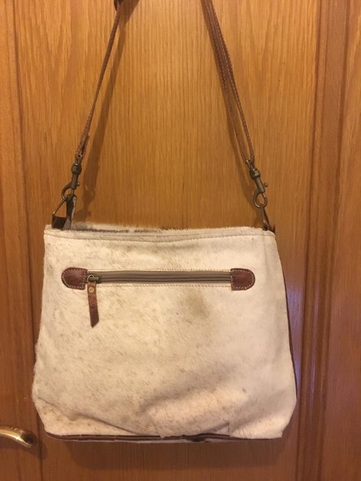 Mala de senhora pele genuína