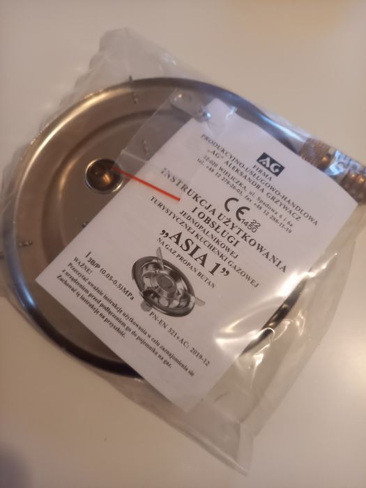 Palnik 13cm do butli gazowych turysztycznych 1kg, 2kg, 3kg