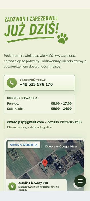Hotel dla psów Zezulin
