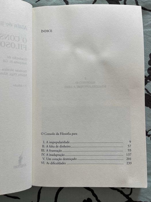 O Consolo da Filosofia (Alain de Botton)