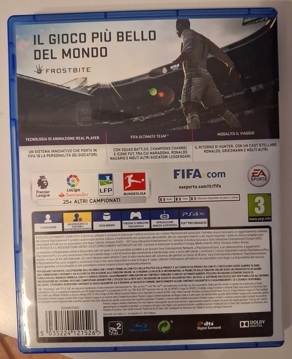 Pack 2 Jogos: FIFA 17 + FIFA 18 - PS4
