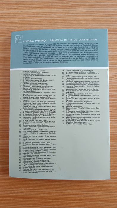 Arnold Hauser - A Arte e a Sociedade