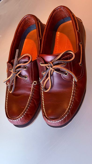 Sapato Vela Clássico 2-Eye para Homem em castanho - Timberland