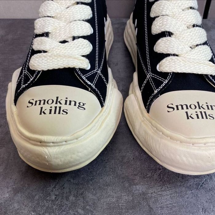 Maison Mihara Smoking Kills / мейсон міхара кеды михара кроссовки MMY