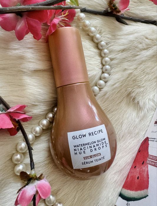 Watermelon Glow Niacinamide Hue Drops 40 ml  Sun Glow - Serum koloryzujące z niacynamidem