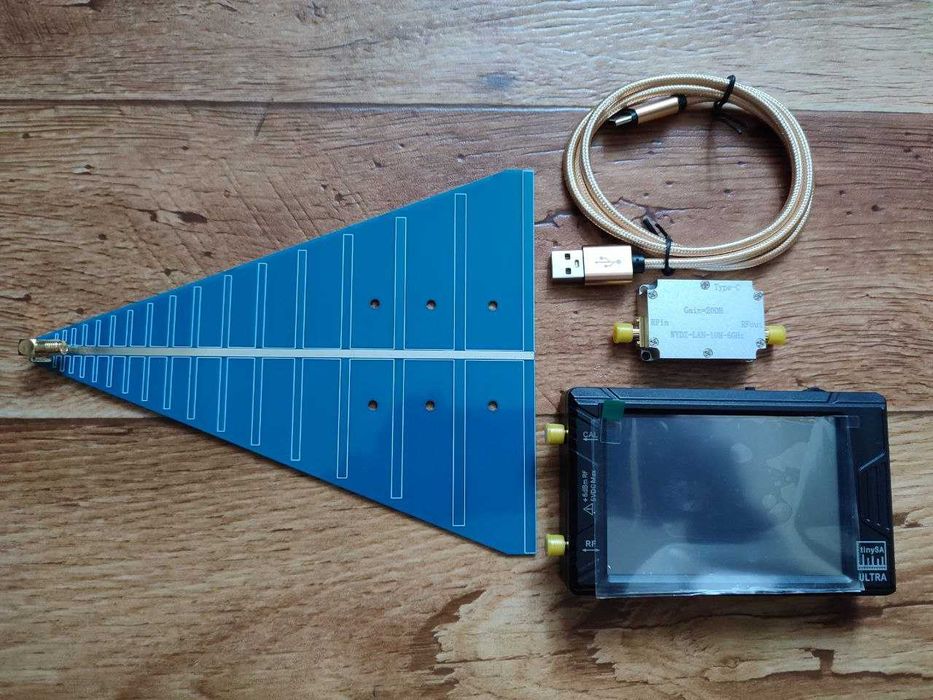 Аналізатор спектра TinySA ULTRA 100кГц - 5.3 Ггц+LNA