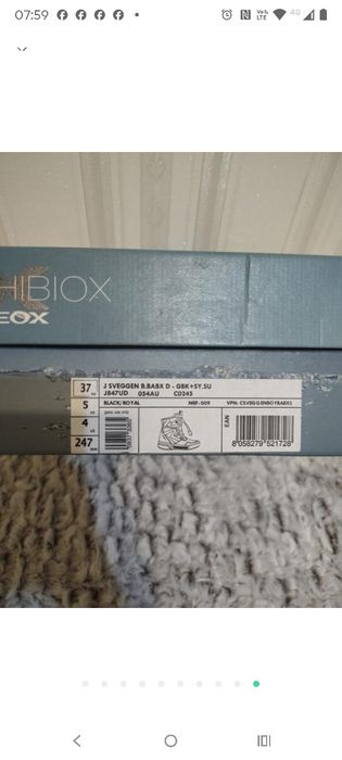 Черевики чоботи Geox, 37р.