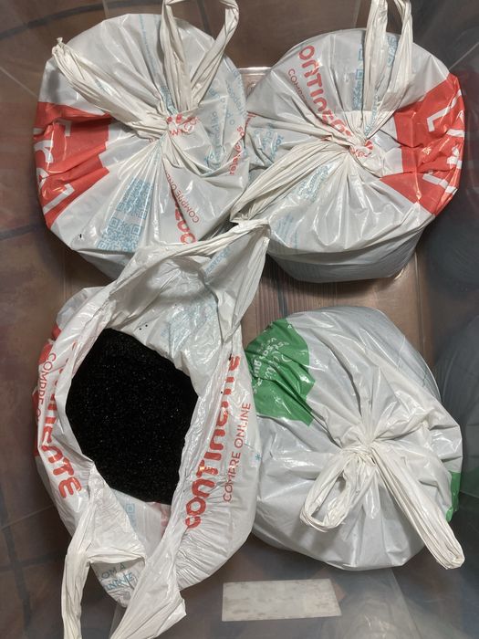 Areia de silica preta para aquario