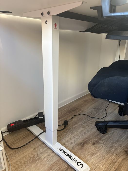 Biurko Gamingowe ULTRADESK Level V2 białe