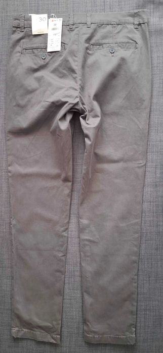 Chinosy slim fit RESERVED rozm. 30 ciemnoszare