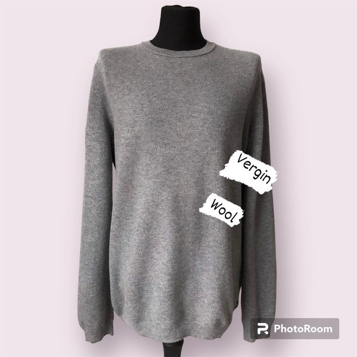 Marc O'Polo sweter męski XL 
100%wełna
Rozmiar:XL
W kolorze:szarym 
St