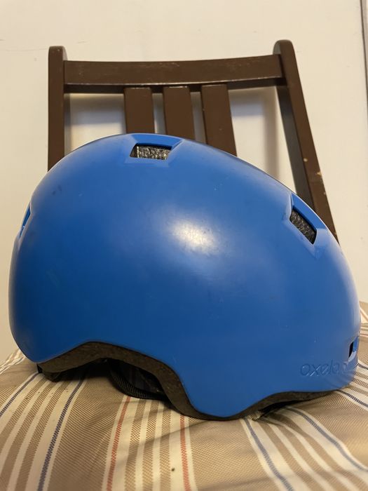 Kask niebieski Oxelo 47-52 cm