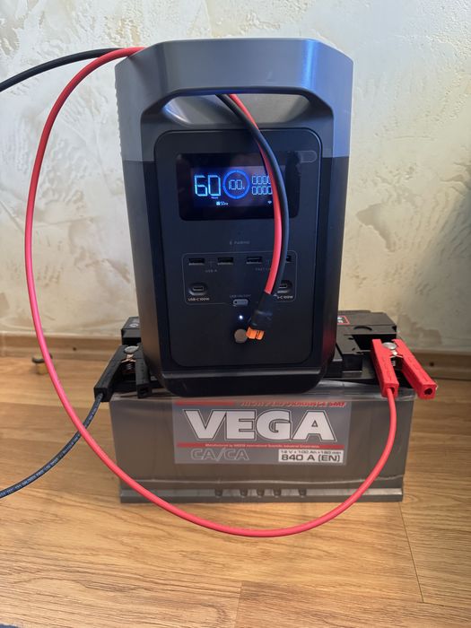 Кабель Ecoflow XT60I з крабами