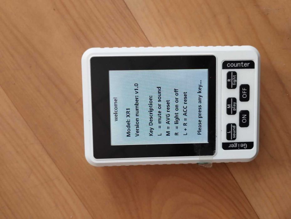 портативний лічильник Гейгера BR-9B/XR1 дозиметр перевірений