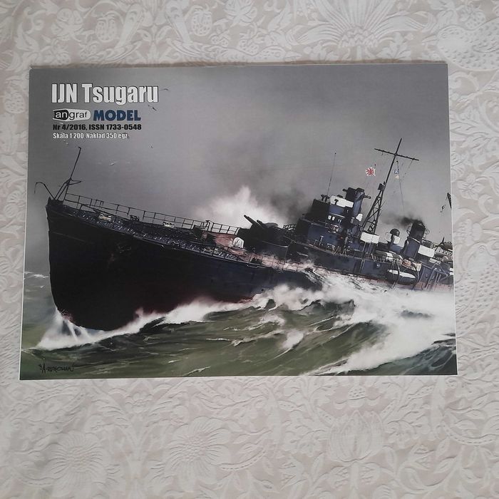 Stawiacz min Tsugaru, 1:200, wyd. Angraf Model, stan bardzo dobry