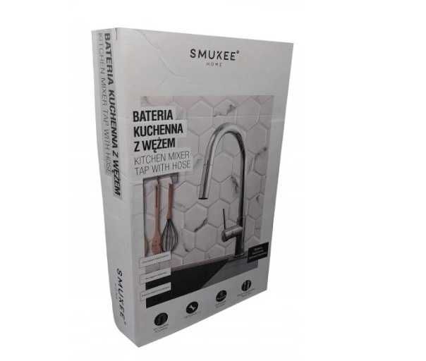 Bateria kuchenna stojąca SMUKEE srebrny