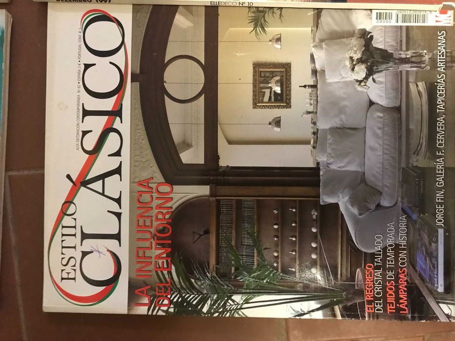 Revistas antigas de interiores de casas