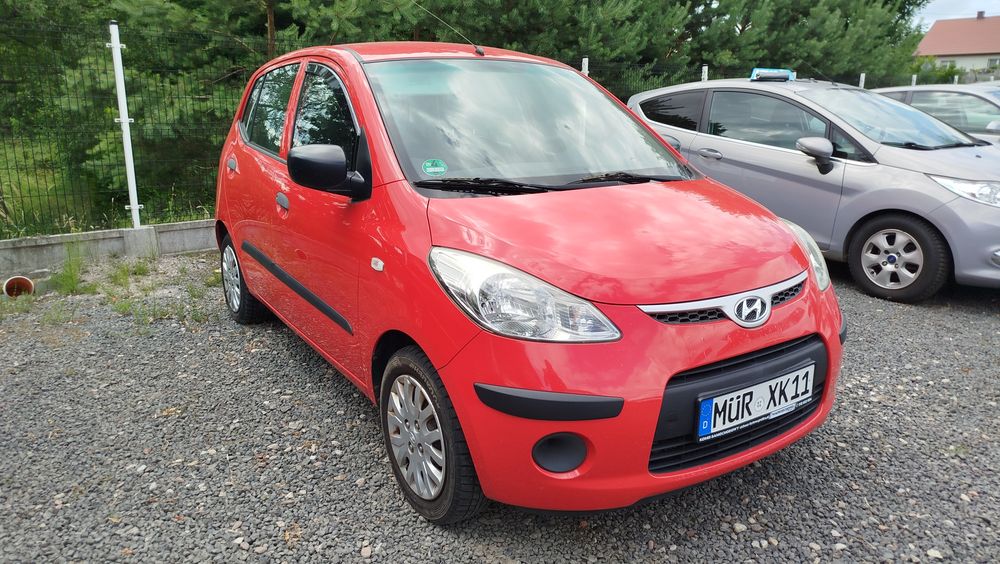 Hyundai i10 1.1 benzyna 67 KM. Niski Przebieg, Oryginalny Lakier.