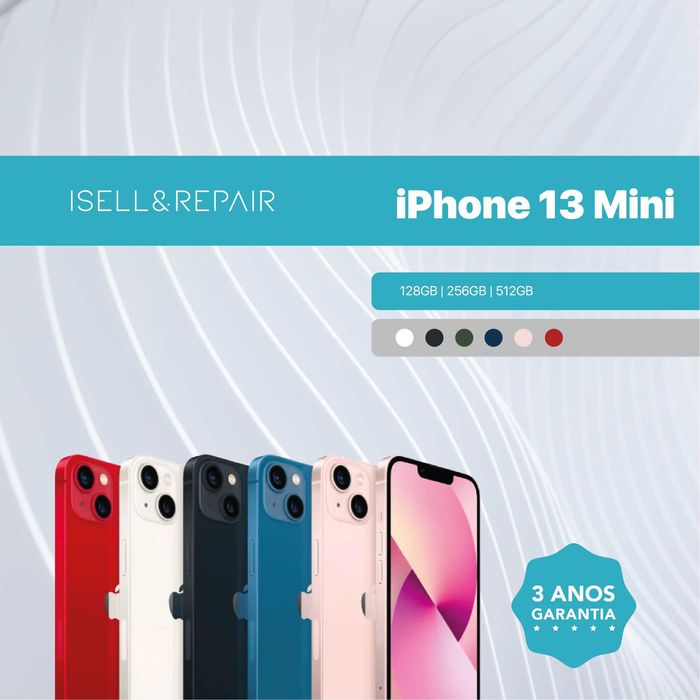 SEMI NOVO - iPhone 13 Mini - 128GB / 256GB / 512GB - 3 ANOS GARANTIA