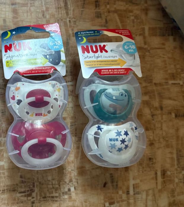 Новые дурники Nuk пустышки нові пустушки 0-6 6-18 18-36 месяца