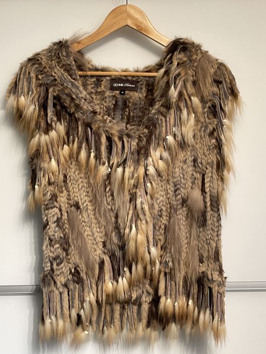 OCHNIK Boheme Kamizelka Bezrękawnik ze skóry naturalnej M