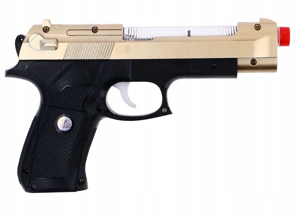 PISTOLET NA BATERIE dźwięk wibracje światło