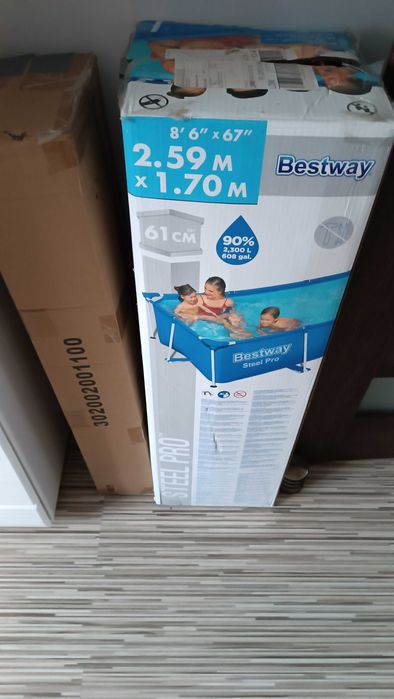 Duży basen + pompa 2,59x1,70