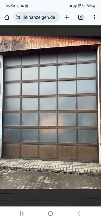 Brama szer 4 x 4,3 segmentowa przemysłowa garażowa