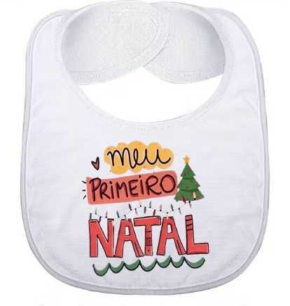 Babetes Estampados Personalizados Natal