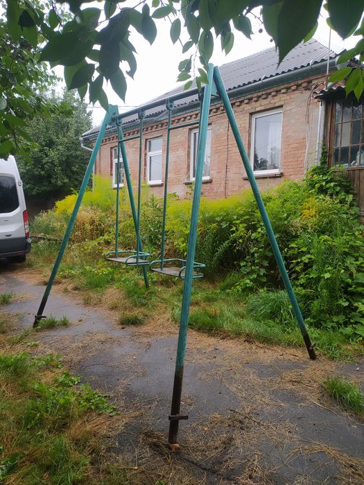 Качеля садовая металлическая. Гойдалка.