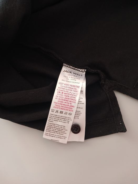 Чорне поло jack wills