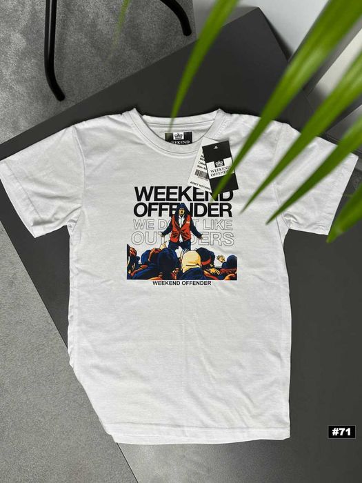 Футболка Weekend Offender Ronnie • WK Біла • XS - XXL