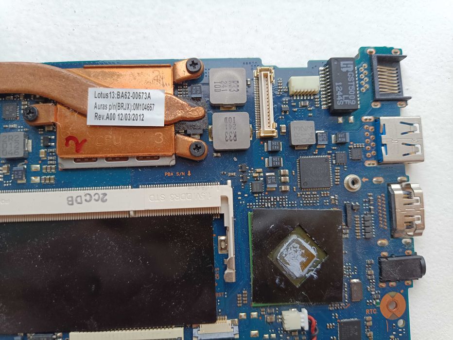 Материнська плата ноутбука Samsung 530U3С NP530U4C материнская плата