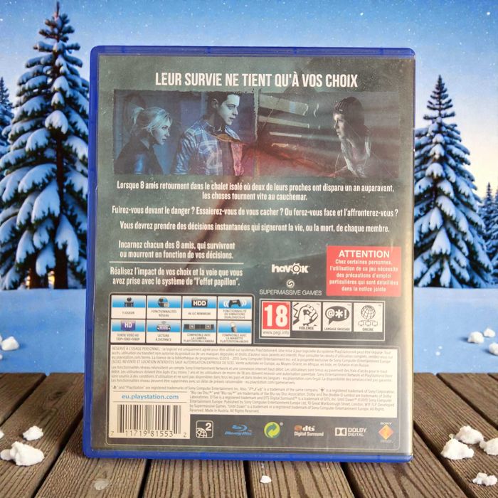 Until Dawn Playstation 4