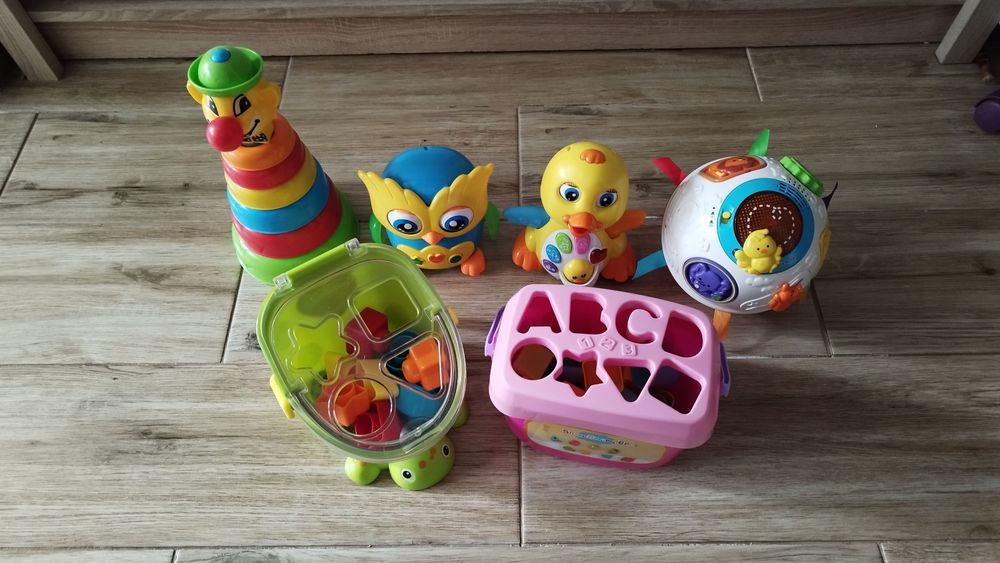 Komplety zabawki dla dzieci, klocki drewniane, waga sowa