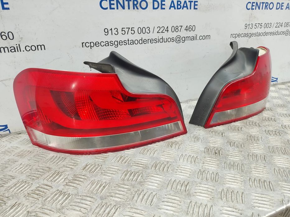 Farolins traseiros trás direito esquerdo LED originais BMW Serie 1