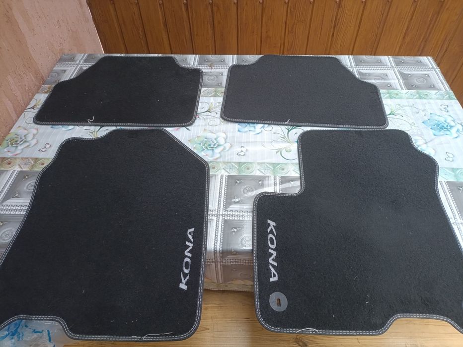 Ворсові килимки hyundai kona електро