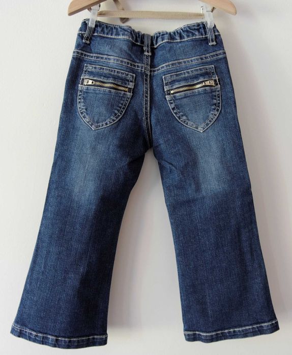 Conjunto de blusa e calças de ganga 2-3 anos