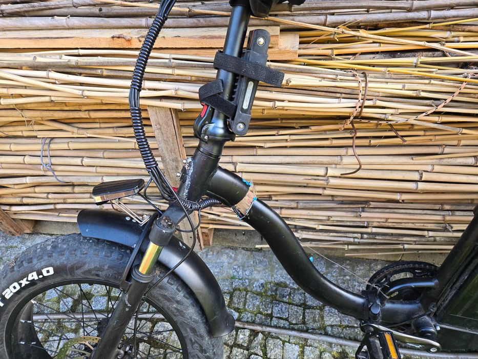 rower elektryczny fatbike składany na części