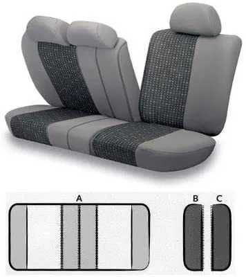 Pokrowce samochodowe Diana Boss Tył kanapa