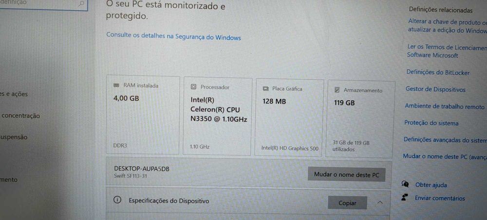 Portátil Acer Swift 1