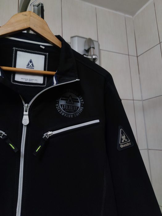 bluza kurtka M Gaastra softshell sportowa czarna Black ciemna bluza ho