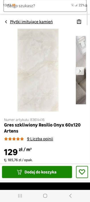 Płytki jasne i czarne 120×60