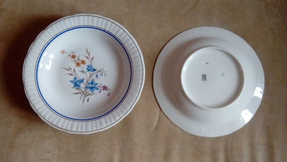 Talerze porcelana Włocławek, PRL