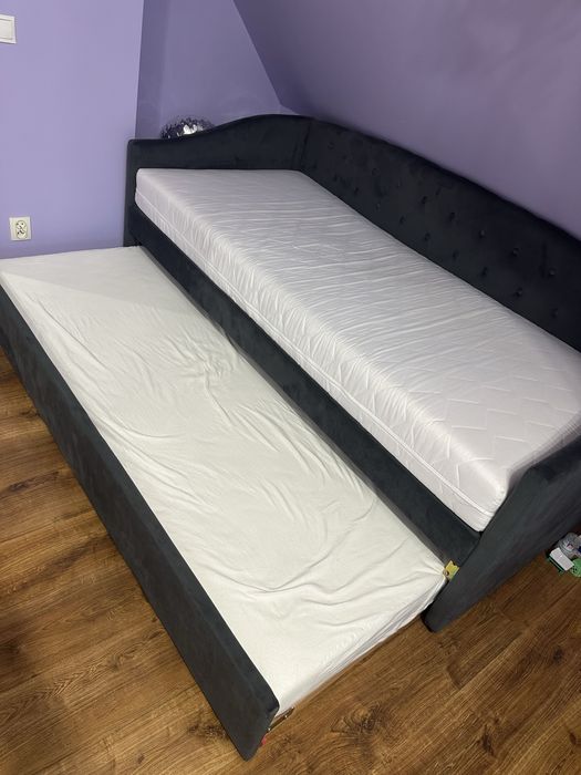 Łóżko tapicerowane 90x200 podwójne