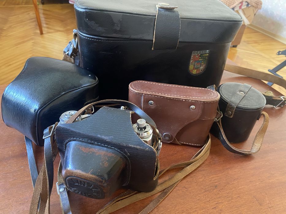 Набор обьективов и фотоапаратов