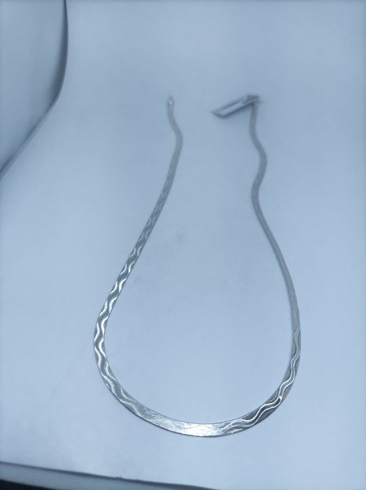 Srebrny łańcuszek próba 925 długość 45 cm