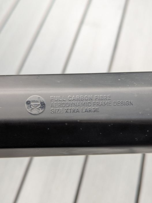 Carbon Rama Radon Vaillant 9.0 | Rozmiar XL | Di2 | 1133g | czarna - mat / połysk
