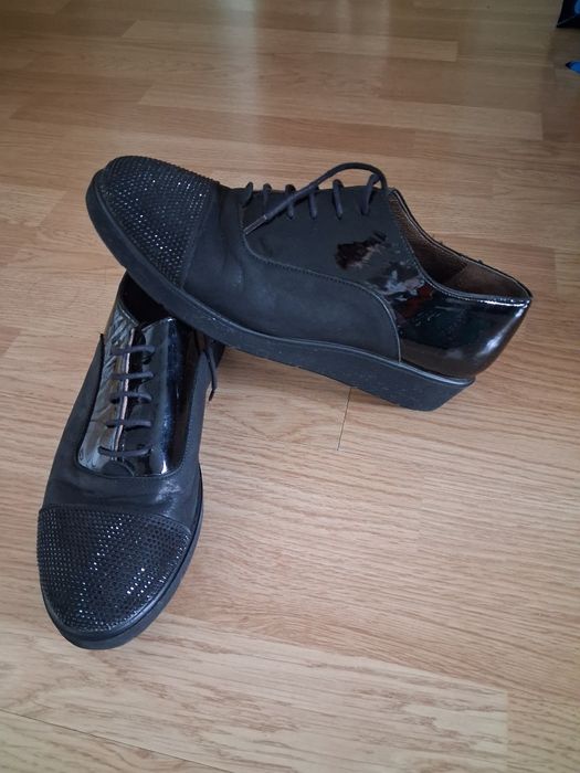 Skórzane buty venezia